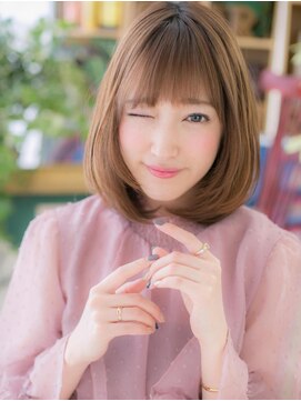 カバーヘア ブリス 大宮西口(COVER HAIR bliss) 大人かわいいハイライト前下がりぷつっとボブc5大宮20代30代40代