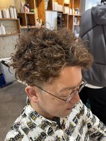 アメラボ(AmeLab)&nbsp;名古屋天白区梅ヶ丘大人ボリュームアップ強めのスパイラルパーマ