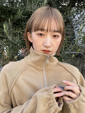 アンバー 池袋(amber) 切りっぱなしボブ/ボブ/ハイトーンカラー[池袋駅]