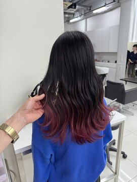 アライブ ハラジュク(ALIVE harajuku) グラデーションカラーバレイヤージュインナーカラー　ryota