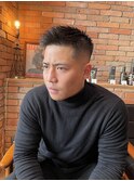 フェードカット　フェザーアップ
