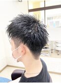 ツーブロックショート