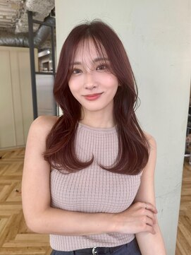 アリスバイアフロート 自由が丘(ALICe by AFLOAT) 韓国くびれヘア／ピンクブラウン【自由が丘】