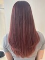 美容室メデューサ朝倉街道店&nbsp;デザインカラー/ピンクベージュ