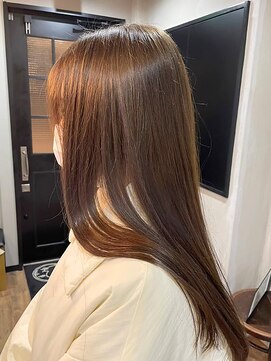 ヘアプレイスソル (HAIR PLACE SoL) 艶髪カラー×ロング/ミルクティベージュ