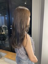ヌープヘアーアイス(NUUP.hair ici)&nbsp;大人ガーリー大人美人透明感髪質改善ニュアンスカラーオリーブ