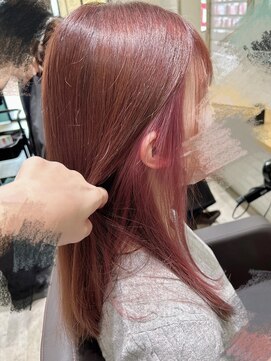 カーラ(Cara) ピンクブラウンベージュ × モーヴピンク