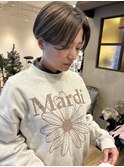 刈り上げハンサムショート