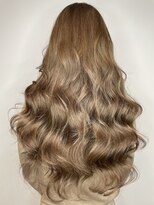 ラピス 横浜(Lapis)&nbsp;ミルクティーベージュシールエクステハイライトブリーチカラー