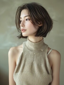 アルトリスト(Altruist Aging×HAIR&SPA) ★暗めカラーグランマッシュフェイスフレーミングデザインカラー