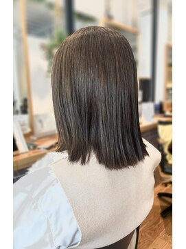 パプス ド コワフュール 川西能勢口店(Pap's de coiffeur) 大人ボブ