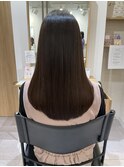 髪質改善カラー×透明感ブラウンベージュ