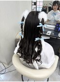 ハーフツイン/推し活ヘア/量産型へア