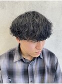 波巻きパーマ/マッシュ/ツーブロック/刈り上げ