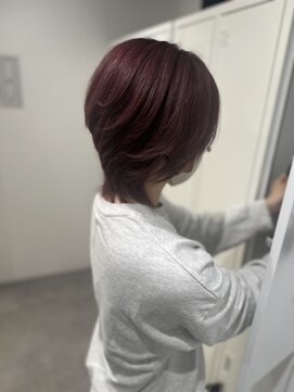 ノウハウ キョウト(KNOWHOW kyoto) バーガンディカラー/ハンサムショート