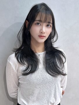 リアン バイ キートス(Lien by kiitos) ハッシュカット×ダークグレー