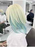 ミント/ミントブルー/ハイトーン/ケアブリーチ/西葛西