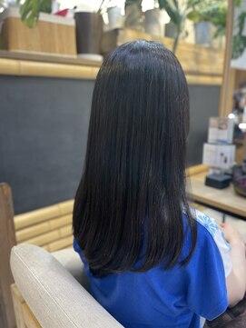 ヘアリゾート粋 リマ 銀座店(lima) ダークアッシュグレージュ/艶髪/ストレート/髪質改善