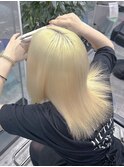 #ブリーチ#抜きっぱなし#ダブルカラー#カラー
