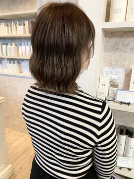 キャアリー(Caary) 福山市美容院Caary 艶カラー モカブラウンカラー 20代 30だい