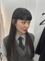 シアン(cyan.)&nbsp;ぱっつんロング