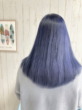 ロア 熊本(LOA) 色落ち綺麗ネイビーブルー