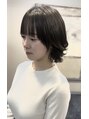 ジエクト ヴィシア(The Ect VIXIA)&nbsp;大人可愛いボブパーマスタイル。ショートヘアにも無重力パーマ♪