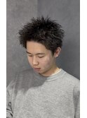 緩スパイキーショートパーマ