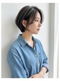 ショートカット/顔まわりカット/ハイライト/髪質改善/白髪ぼかし