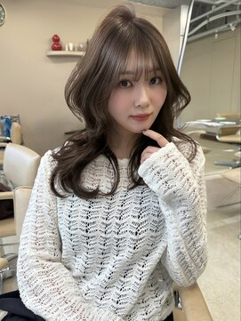 メゾンクペウ 梅田(Maison cope’u) レイヤーカット×オリーブブラウン