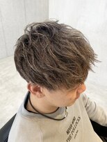 リラステラ(Re.laSTELLA) メンズ白髪ぼかしカラーブリーチハイライトメッシュ