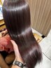 【プラチナプラン】髪質改善スパ付カット艶カラーミルボントリートメント