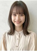 グレージュブラウンブリーチなし小顔くびれレイヤー20代越谷P2