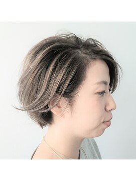 ヘアーアンドアイラッシュ ヨーク(Hair&eyelash york's) ハイグレージュグラデーションカラーサイド