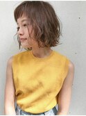 【KOCHAB】透け感ハイライト×ボブ×パーマ
