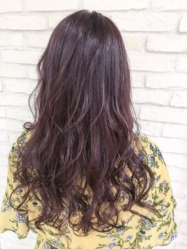 コル(CoL) ツヤピンク×巻きロング【RIE】