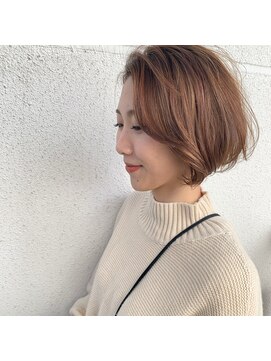 ステイシー(STACY) STACY ベージュカラー×ショートボブ×大人かわいい