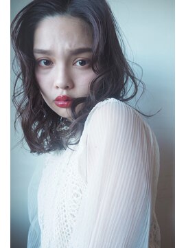 レセ 新松戸deux店(Laissez) 大人のかき上げニュアンスミディスタイル【レセ新松戸DEUX店】