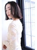 stylist大山）クールボブ◎透明感アッシュ