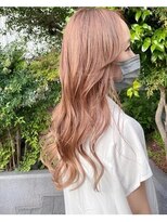 シェリア(Shelia) 大人ハイトーンカラー×シアーピンク×こなれヘア