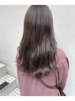 フロート 小阪店(float)&nbsp;マロンブラウン_マロンベージュ Aラインボブ かきあげ