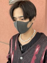 フィフス(fifth)&nbsp;マスクに合うセンターパート韓国マッシュ