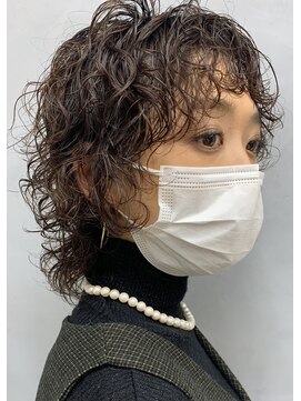 オアシス(oasis) 【oasisオグラ】女子ウケクルクルウルフパーマ