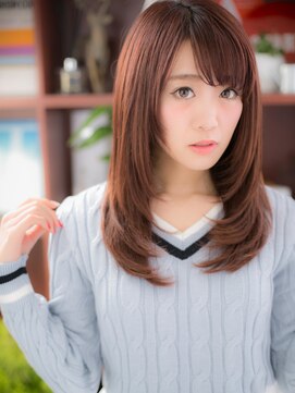 カバーヘアアンドスパ ブリス 浦和(COVER HAIR&SPA bliss) 斜めバング大人かわいい小顔ピンクアッシュc5浦和10代20代30代