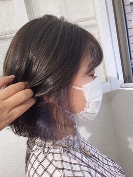 ネオリーブ シュシュ 神保町店(Neolive susu) 秋冬もインナーカラー