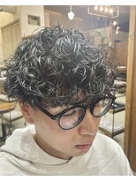 ラヌゴ(lanugo) スパイラルパーマ×マッシュ