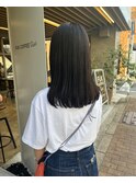 アッシュブラウン/髪質改善縮毛矯正/髪質改善/韓国風/韓国ヘア