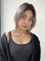 ニューヨークニューヨーク イオンスタイル東淀川店(NYNY)&nbsp;ミディアムウルフ×グレージュカラー