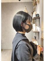 アンテルーム(ANTE ROOM.)&nbsp;耳掛けも綺麗。コンパクトショートボブ
