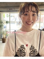 ユニ(uni)&nbsp;ボブパーマ/前髪パーマ/パーマアレンジ/２０代/３０代/４０代